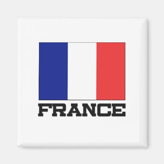 Frankreich-Flagge Magnet (Vorne)