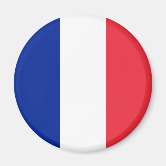 Frankreich-Flagge Magnet (Vorne)