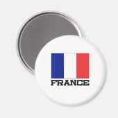 Frankreich-Flagge Magnet (Vorderseite/Rückseite)