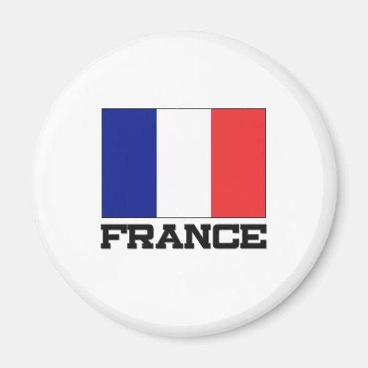 Frankreich-Flagge Magnet (Vorne)