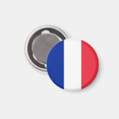 Frankreich-Flagge Magnet (Vorderseite/Rückseite)