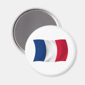 Frankreich Flagge Magnet (Vorderseite/Rückseite)
