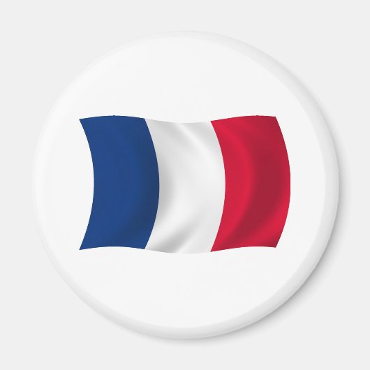 Frankreich Flagge Magnet (Vorne)