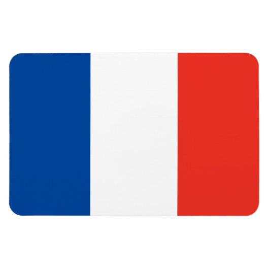 Frankreich-Flagge Magnet (Horizontal)