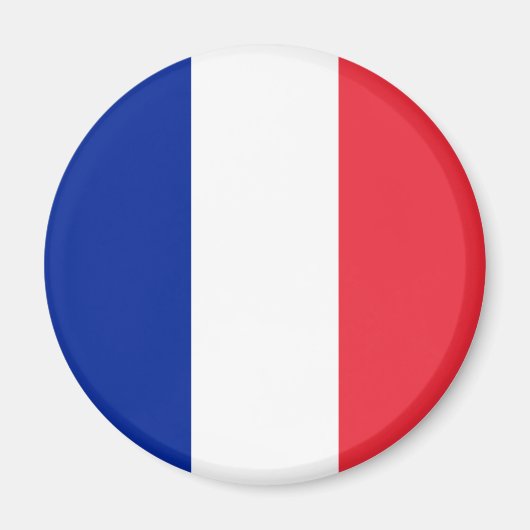 Frankreich-Flagge Magnet (Vorne)