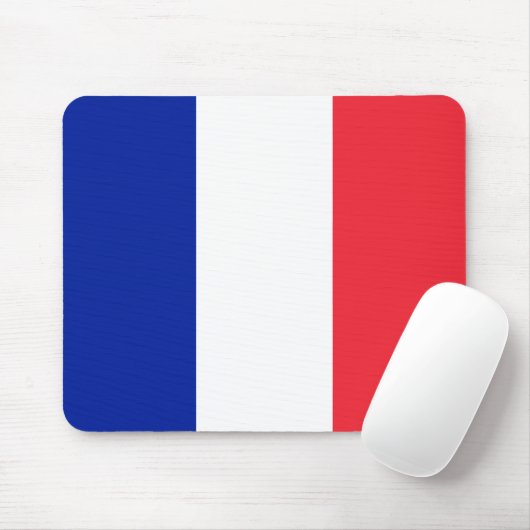 Frankreich-Flagge Mousepad (Mit Mouse)
