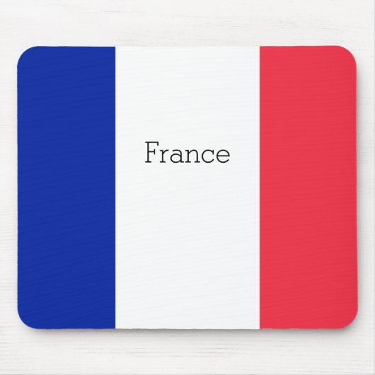 Frankreich-Flagge Mousepad (Vorne)
