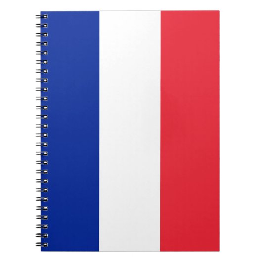 Frankreich-Flagge Notizblock (Vorderseite)