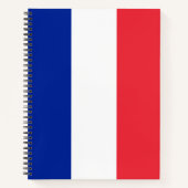 Frankreich-Flagge Notizblock (Vorderseite)
