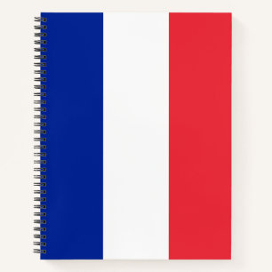 Frankreich-Flagge Notizblock