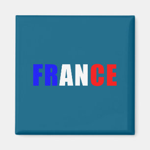 Frankreich-Flagge-Outfit Französische Jersey-Kunst Magnet