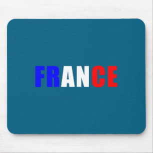 Frankreich-Flagge-Outfit Französisches Jersey-Desi Mousepad