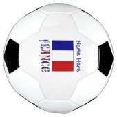 Frankreich-Flagge Personalisiert Fußball (Gedreht)