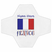 Frankreich-Flagge Personalisiert Fußball (Flach)