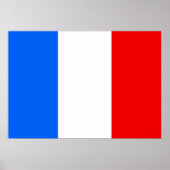 Frankreich-Flagge Poster (Vorne)