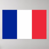 Frankreich-Flagge Poster (Vorne)