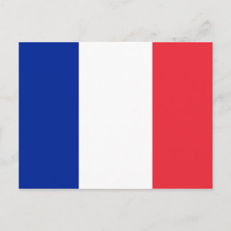 Frankreich Flagge Postkarte