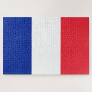 Frankreich-Flagge Puzzle