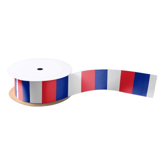 Frankreich-Flagge Satinband (Spule)