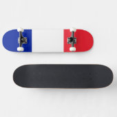 Frankreich-Flagge Skateboard (Horizontal)