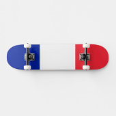 Frankreich-Flagge Skateboard (Horizontal)