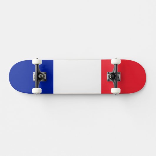 Frankreich-Flagge Skateboard (Horizontal)