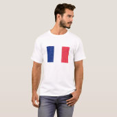 Frankreich-Flagge T-Shirt (Vorne ganz)