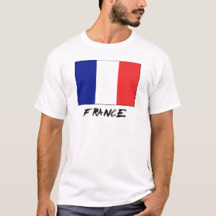 Frankreich-Flagge T-Shirt