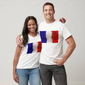 Frankreich-Flagge T-Shirt (Unisex)