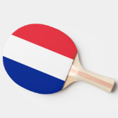 Frankreich-Flagge Tischtennis Schläger (Seitenansicht)