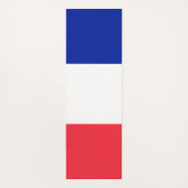 Frankreich-Flagge Yogamatte (Rückseite)