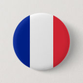 Frankreich-Flaggen-Knopf Button (Vorderseite)