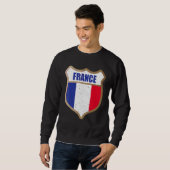 Frankreich-Flaggen-Patch-Schild für französische M Sweatshirt (Vorne ganz)