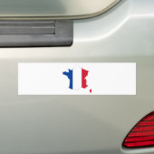 Frankreich-Flaggenkarte Franc Autoaufkleber (Auf Auto)