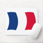 Frankreich Flaggenmousepad Mousepad (Mit Mouse)