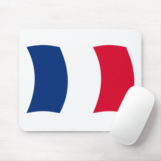 Frankreich Flaggenmousepad Mousepad (Mit Mouse)