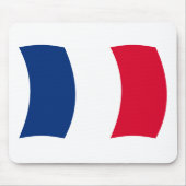 Frankreich Flaggenmousepad Mousepad (Vorne)