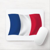 Frankreich Flaggenmousepad Mousepad (Mit Mouse)