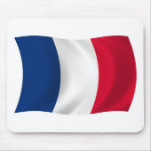Frankreich Flaggenmousepad Mousepad (Vorne)