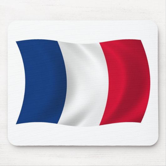Frankreich Flaggenmousepad Mousepad (Vorne)