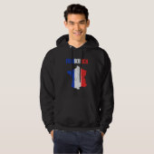 Frankreich Flaggenstaat Französischer Keepake Hoodie (Vorne ganz)