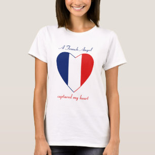 Frankreich Flaggenstaat Sweetheart T - Shirt