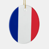 Frankreich Flaggenverzierung Keramikornament (Rechts)