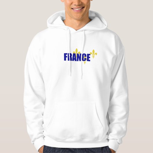 Frankreich Fleur-de-lys Royaliste Hoodie (Vorderseite)