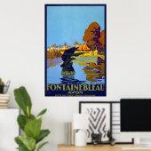 Frankreich Fontainebleau Avon Poster (Heimbüro)