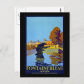 Frankreich Fontainebleau Avon Postkarte (Vorne/Hinten)