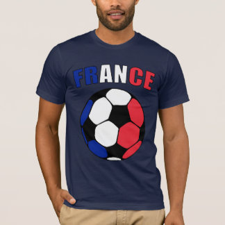 Frankreich Footy (dunkel) T-Shirt