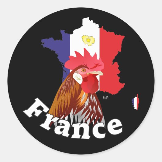 Frankreich France Francia Aufkleber (Vorderseite)