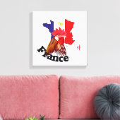 Frankreich, France, Francia Leinwand (Insitu (Wohnzimmer))