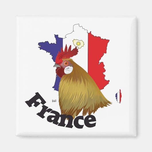 Frankreich France Francia Magnet (Vorne)
